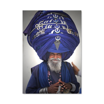 Poster Sagesse Azur