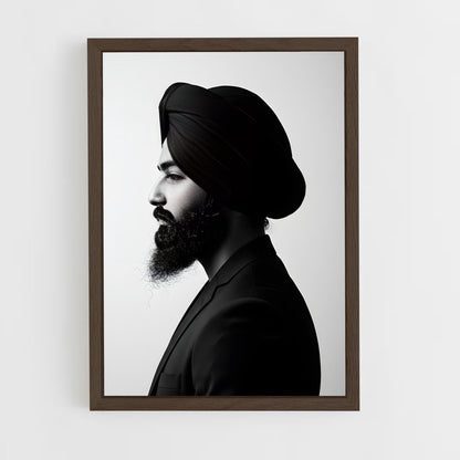 ap-turban-7 cadre Bois foncé