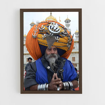 ap-turban-9 cadre Bois foncé