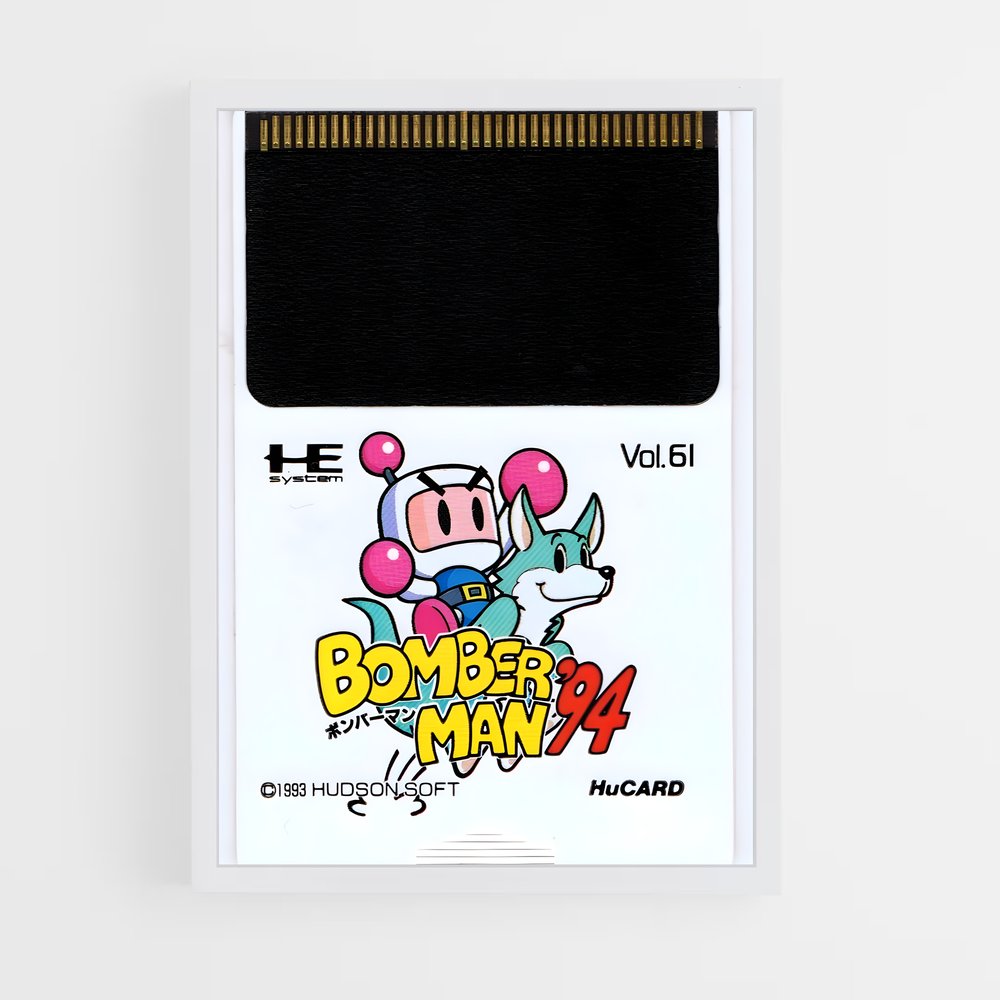 ap-turbografx 16-1 cadre Blanc
