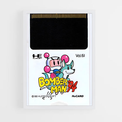 ap-turbografx 16-1 cadre Blanc