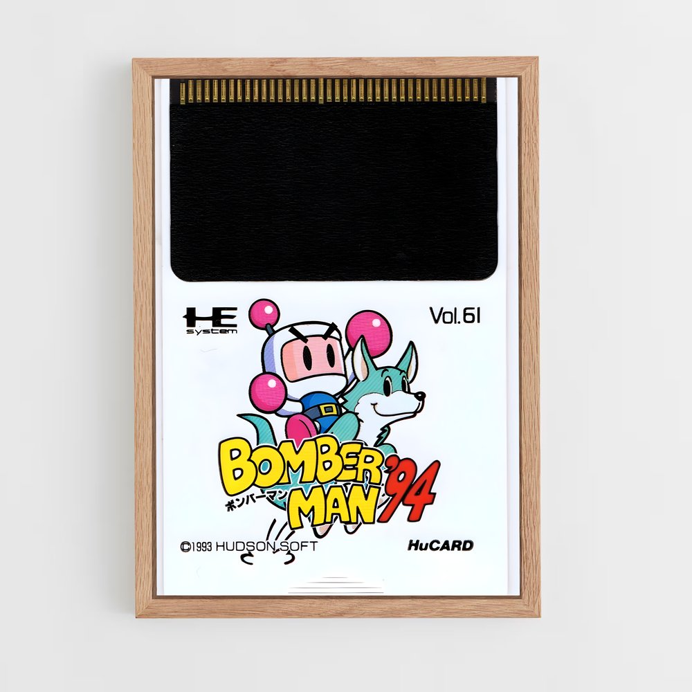ap-turbografx 16-1 cadre Bois clair
