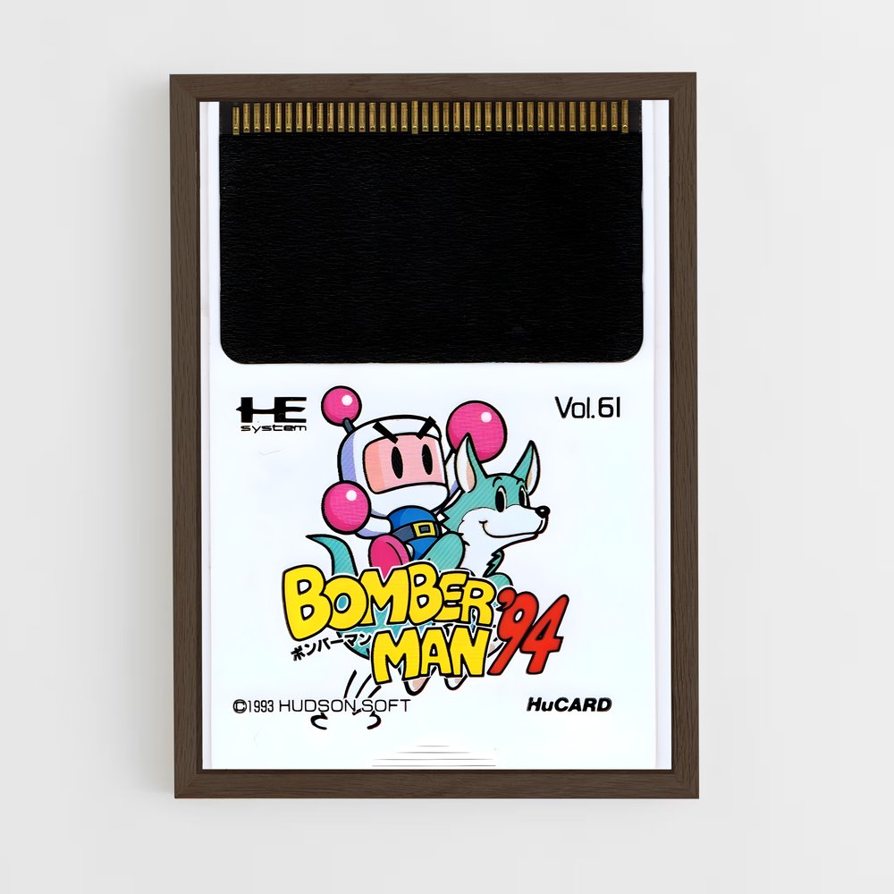 ap-turbografx 16-1 cadre Bois foncé