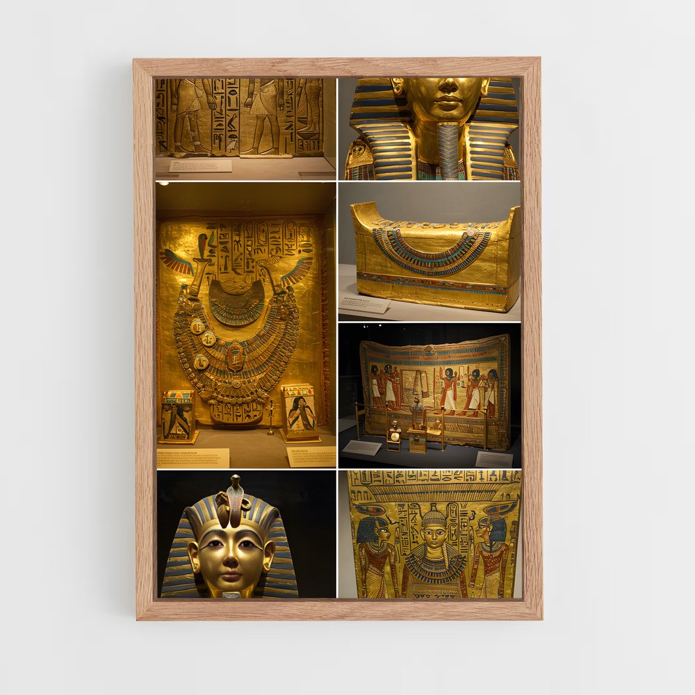 ap-tutankhamun-3 cadre Bois clair