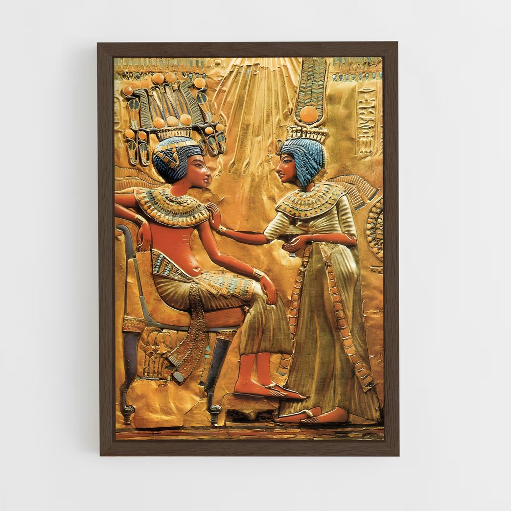 ap-tutankhamun-7 cadre Bois foncé