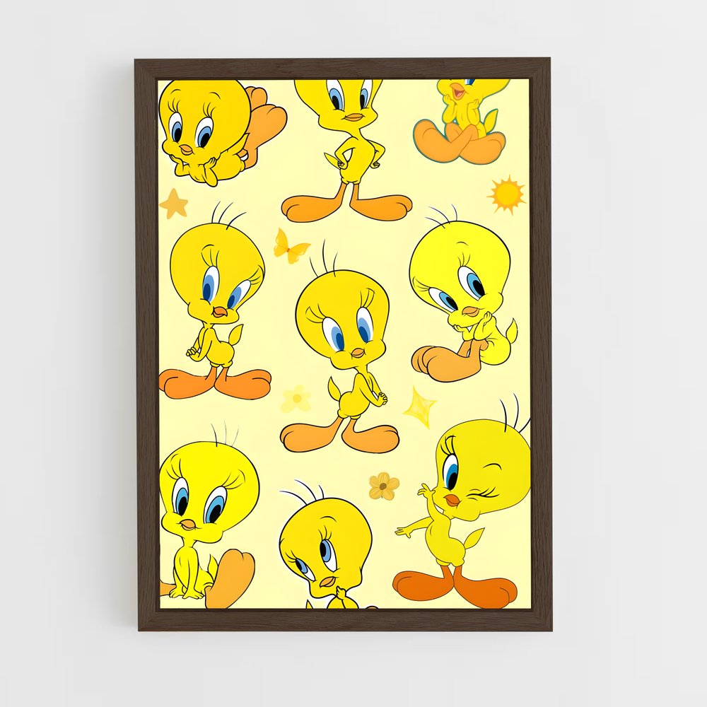 ap-tweety-2 cadre Bois foncé