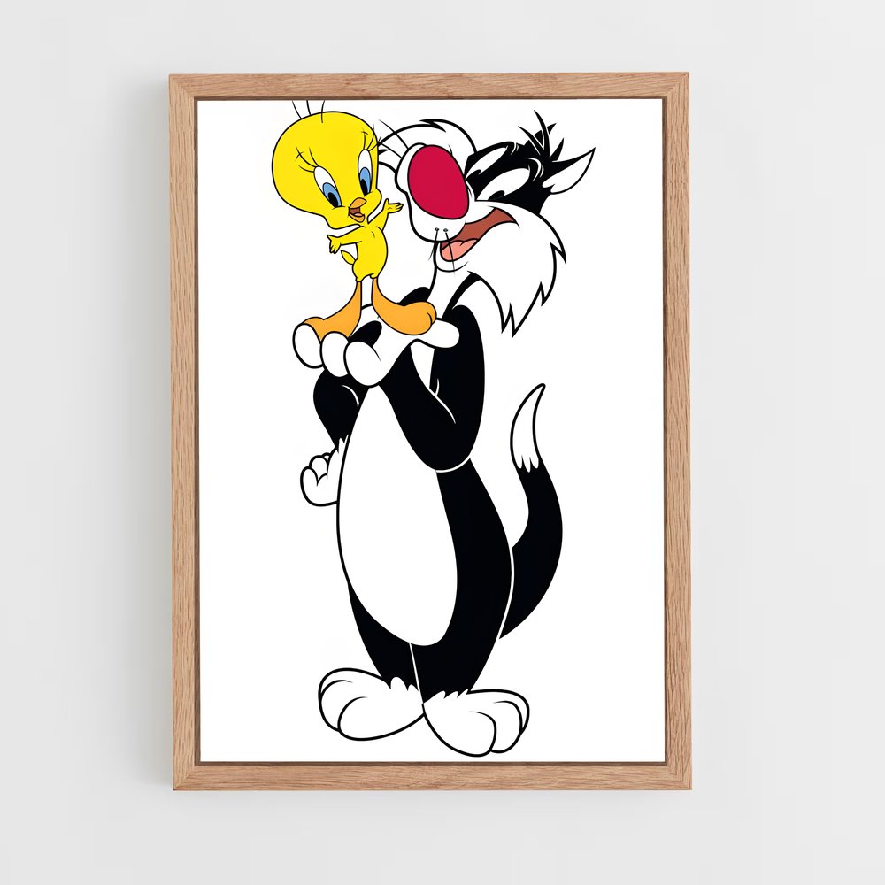 ap-tweety-3 cadre Bois clair