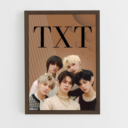 ap-txt-7 cadre Bois foncé