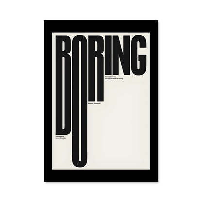 Poster Boring Adventures