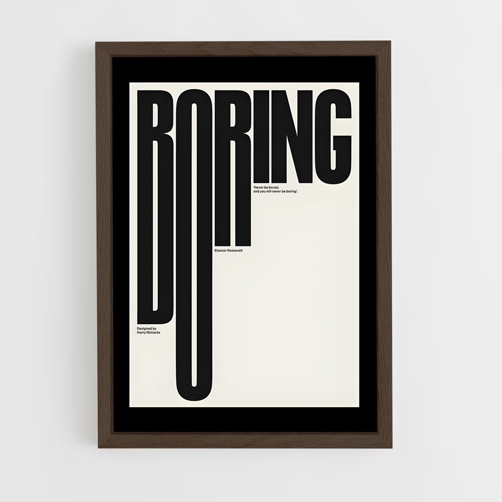 ap-typography art-2 cadre Bois foncé