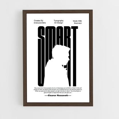 ap-typography art-5 cadre Bois foncé