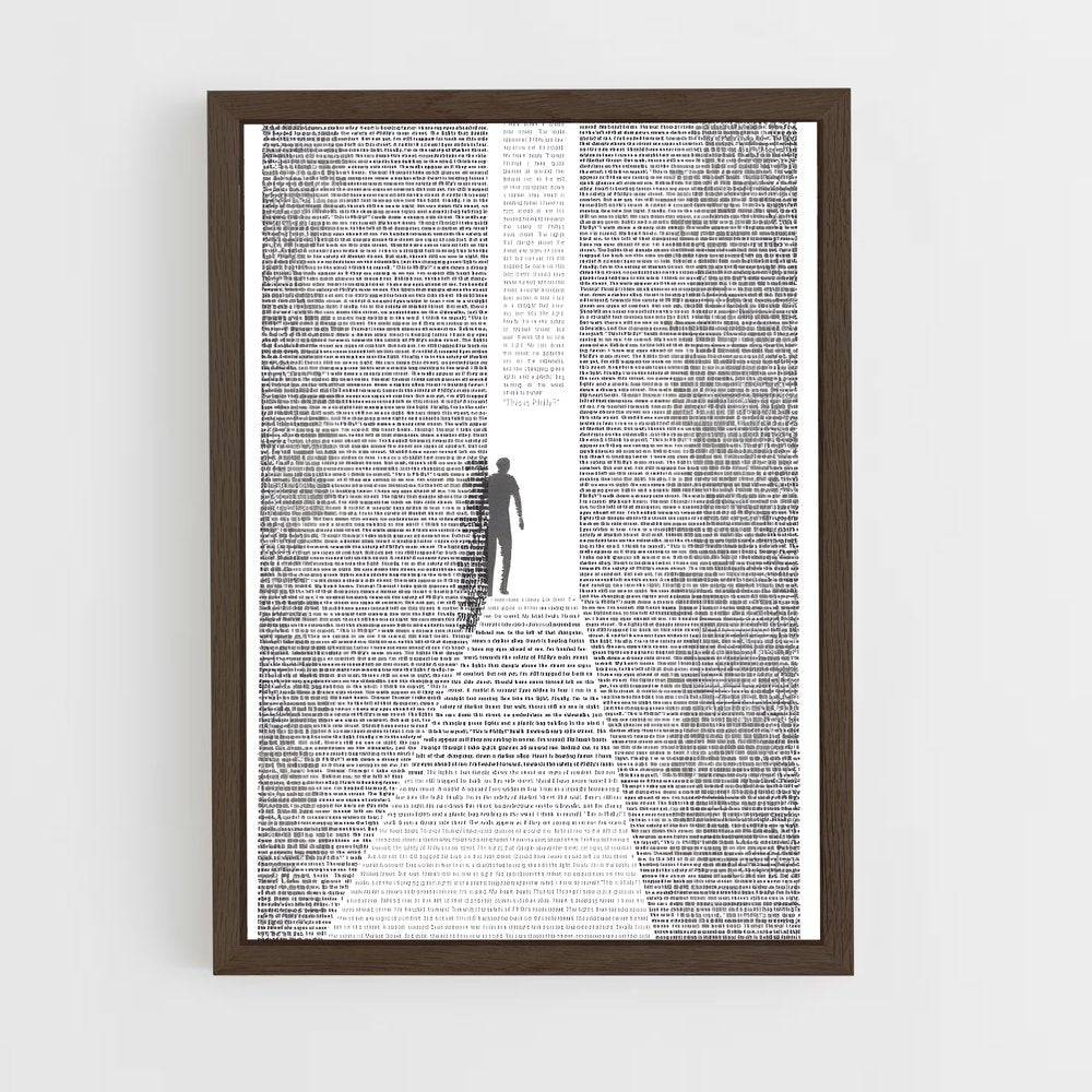 ap-typography art-6 cadre Bois foncé