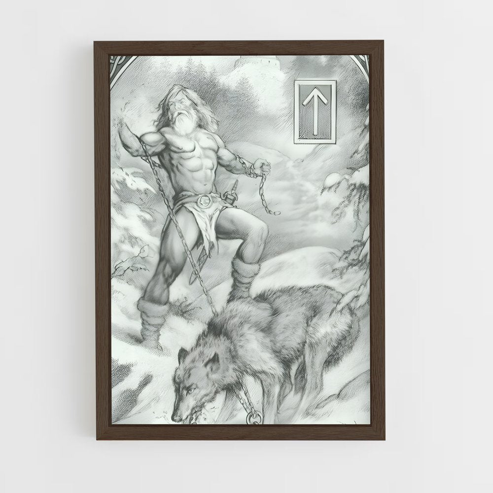 ap-tyr-2 cadre Bois foncé