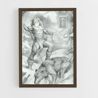 ap-tyr-2 cadre Bois foncé