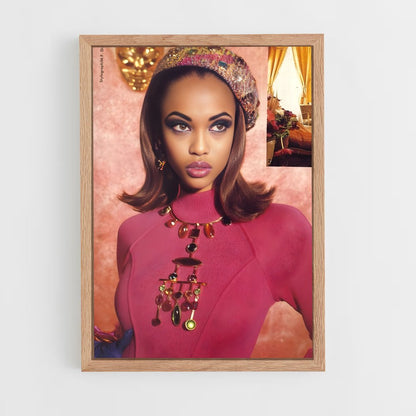ap-tyra banks-3 cadre Bois clair