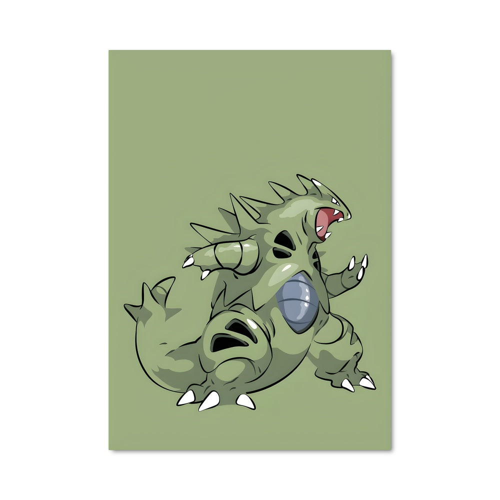 Poster Tyranitar Cartoon