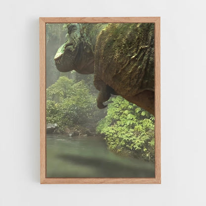 ap-tyrannosaurus rex-2 cadre Bois clair