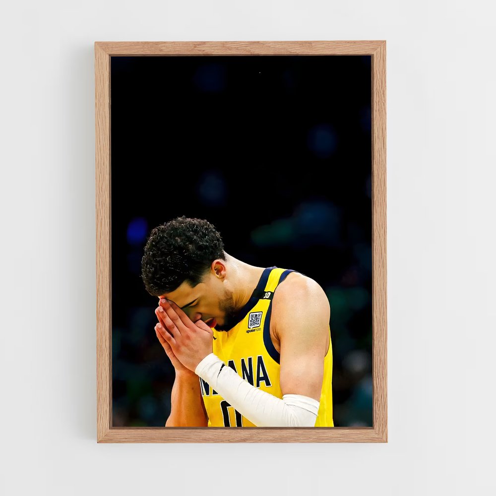 ap-tyrese haliburton-1 cadre Bois clair