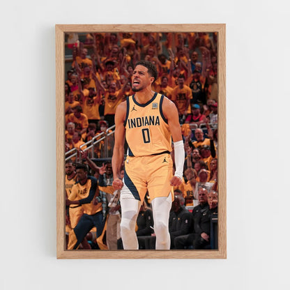 ap-tyrese haliburton-3 cadre Bois clair