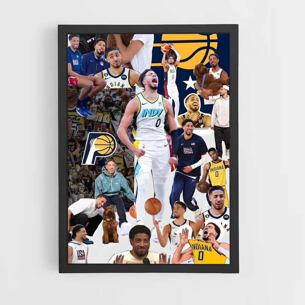 ap-tyrese haliburton-7 cadre Noir