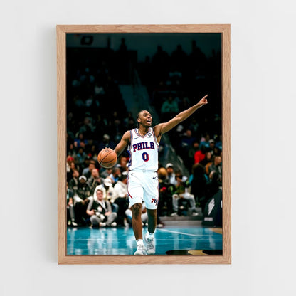 ap-tyrese maxey-2 cadre Bois clair