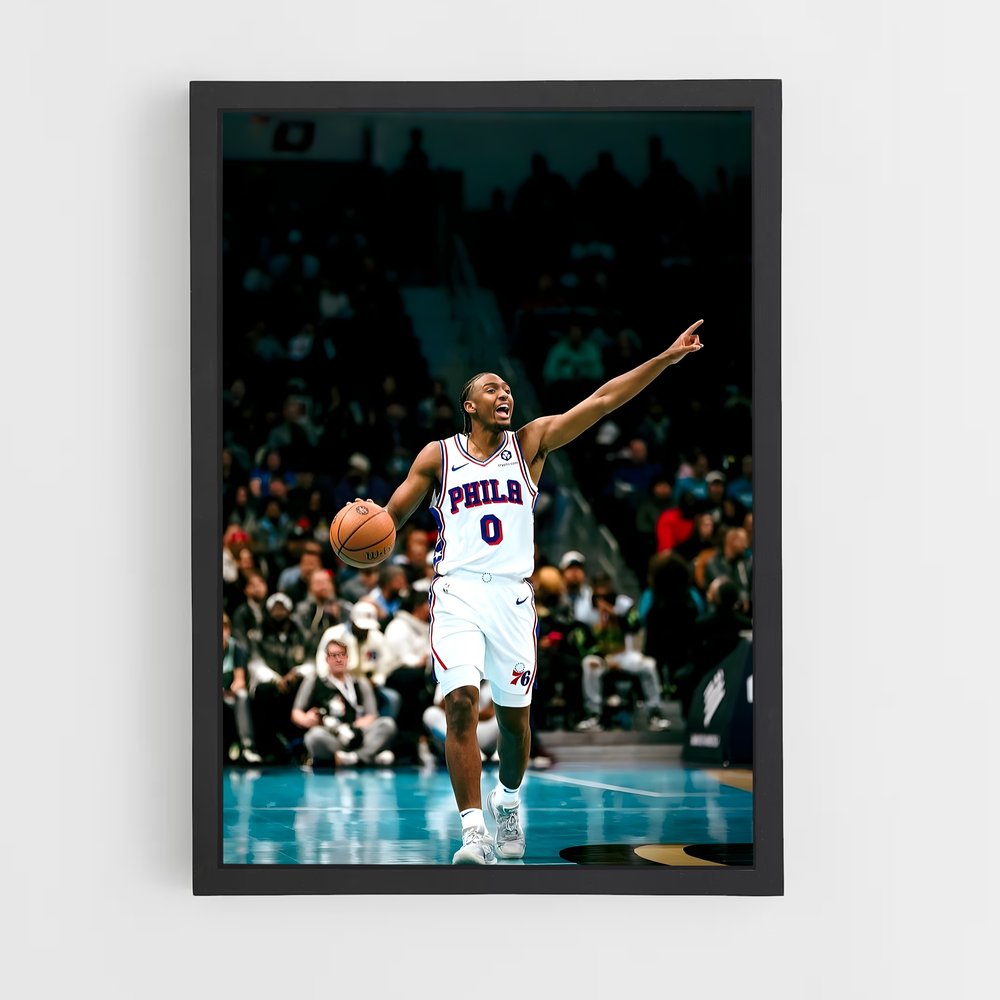 ap-tyrese maxey-2 cadre Noir