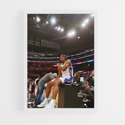ap-tyrese maxey-3 cadre Blanc