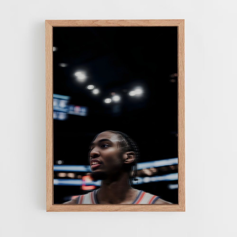 ap-tyrese maxey-4 cadre Bois clair