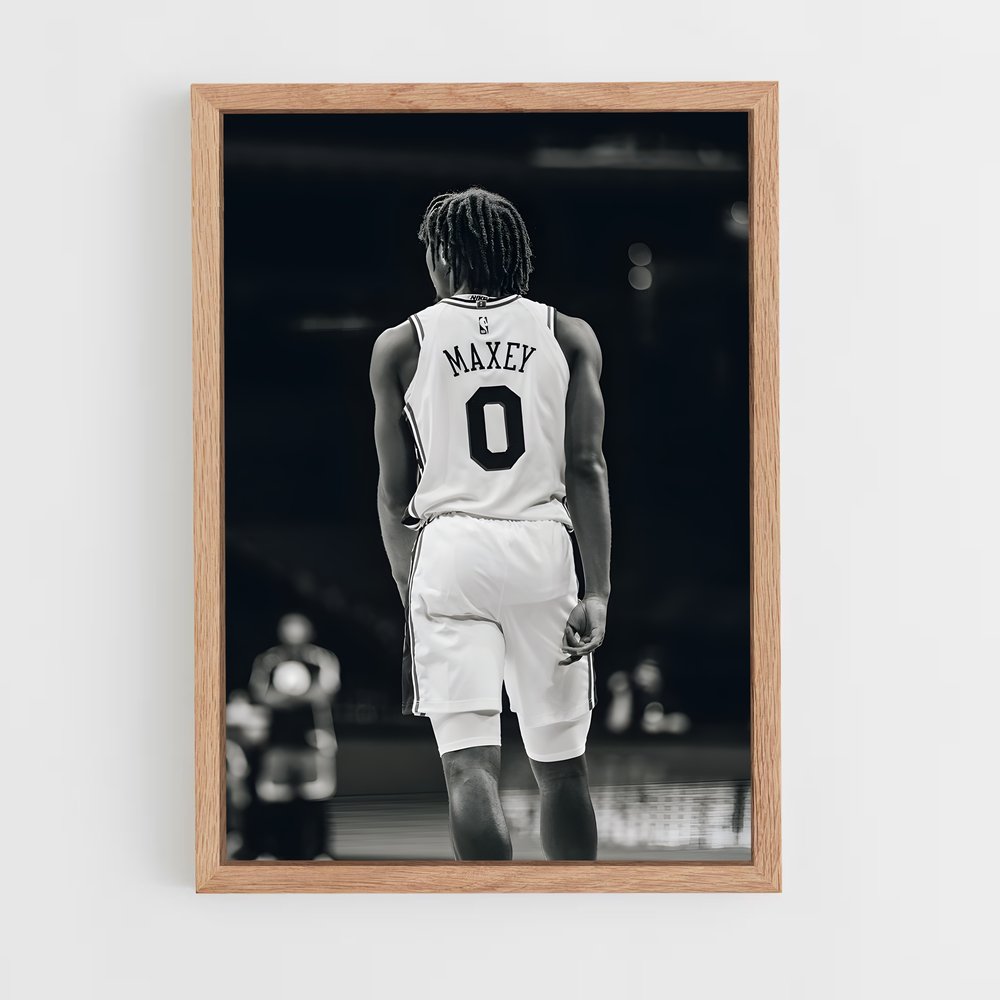 ap-tyrese maxey-5 cadre Bois clair