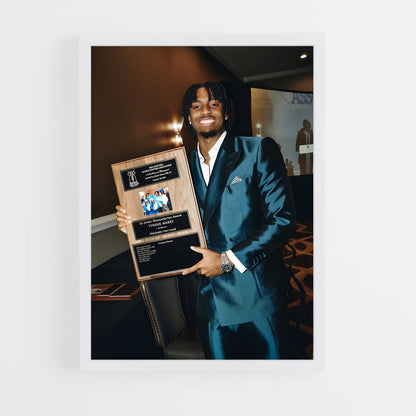 ap-tyrese maxey-7 cadre Blanc