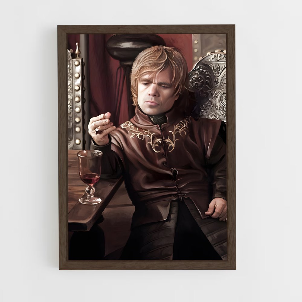 ap-tyrion lannister-7 cadre Bois foncé