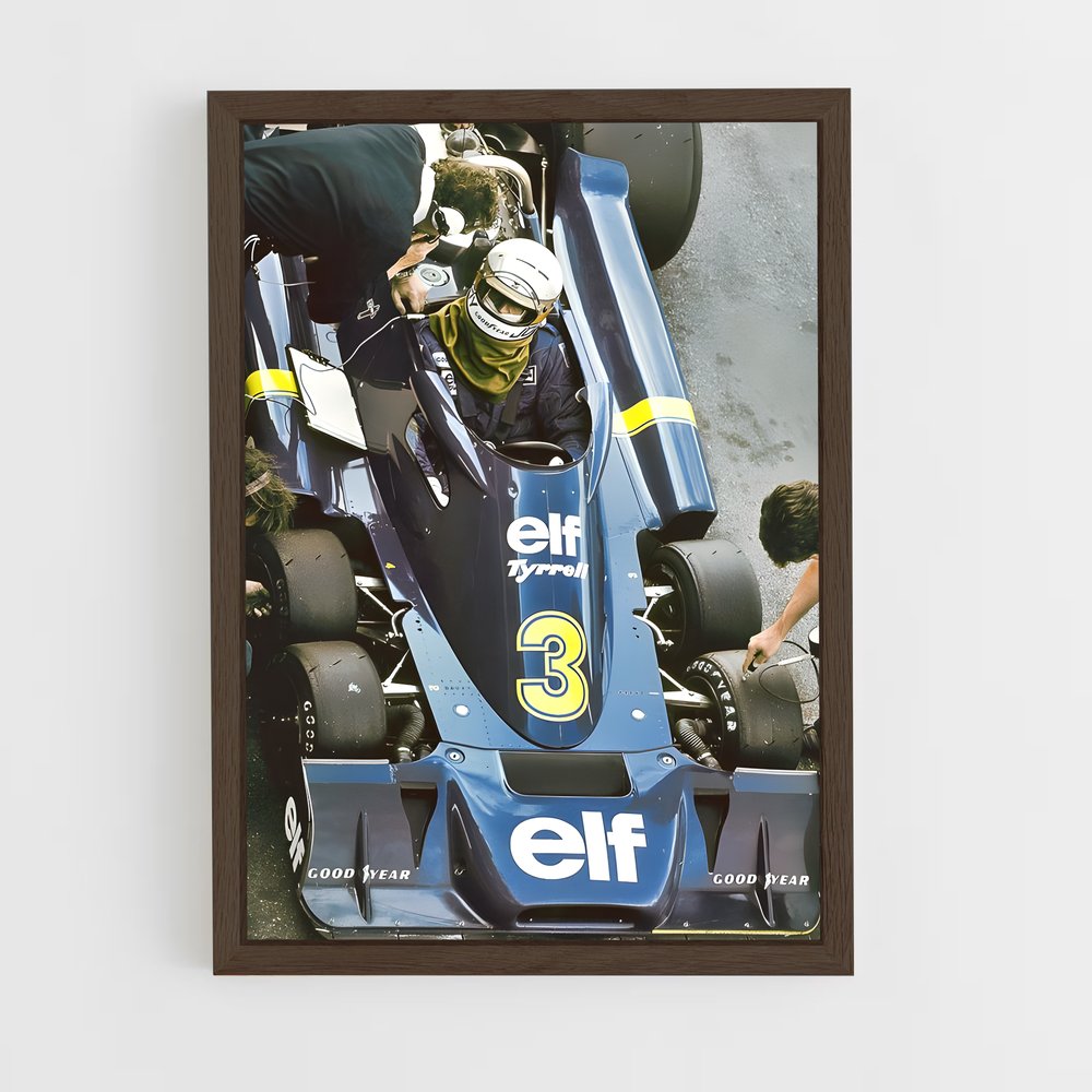 ap-tyrrell p34-1 cadre Bois foncé