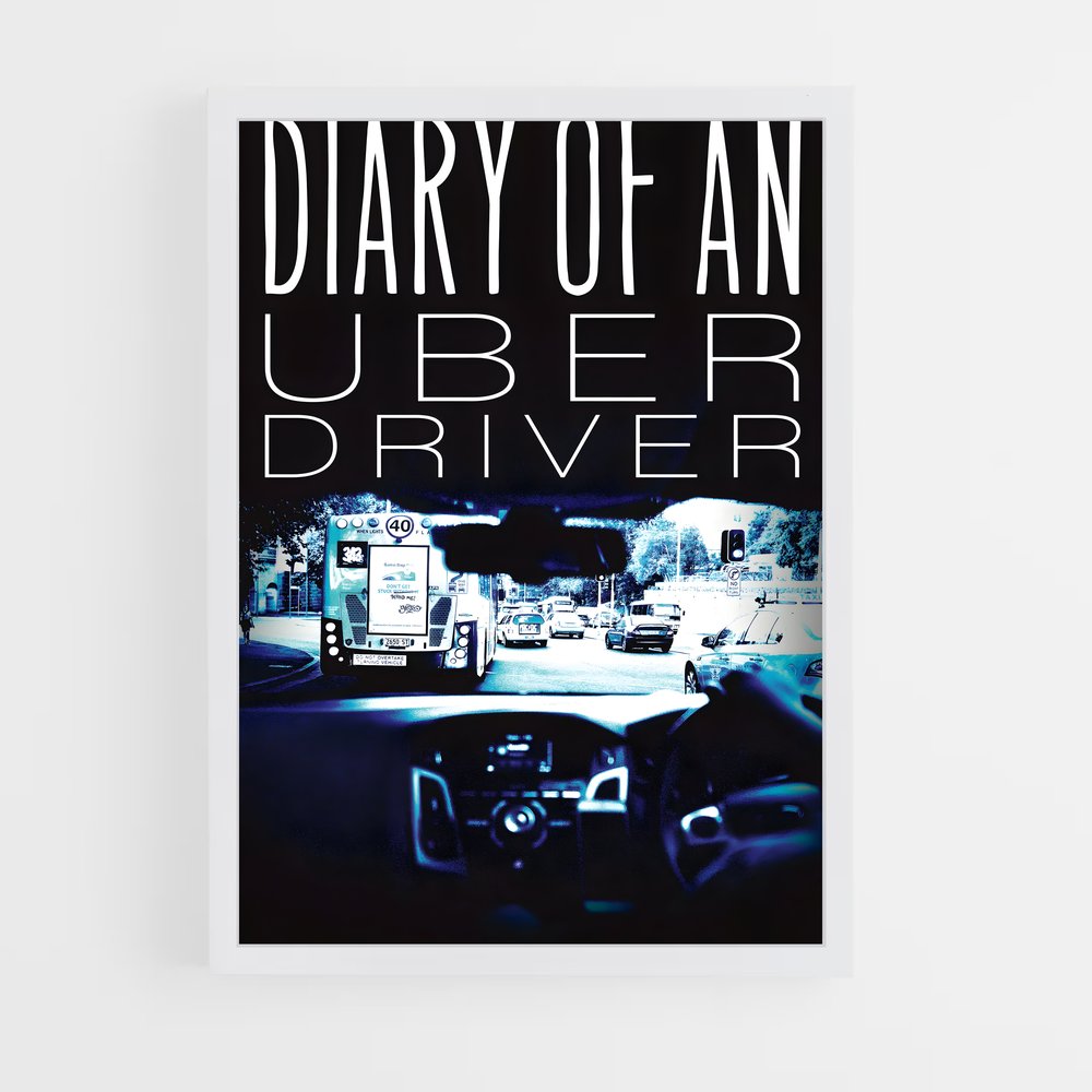 ap-uber driver-1 cadre Blanc