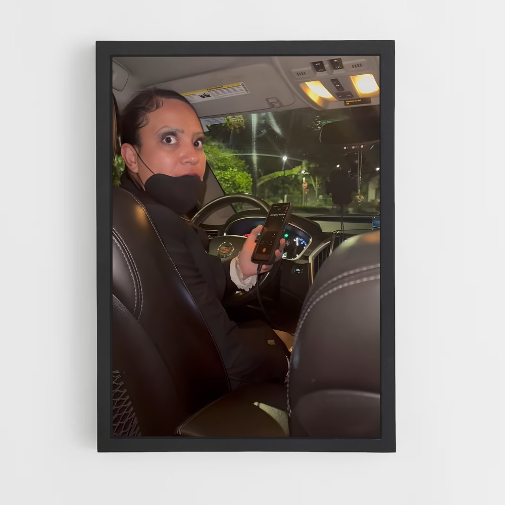 ap-uber driver-2 cadre Noir