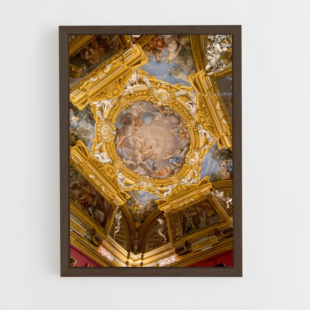 ap-uffizi gallery-6 cadre Bois foncé
