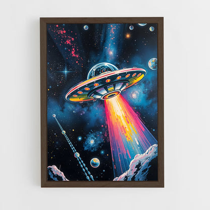 ap-ufo abduction-1 cadre Bois foncé