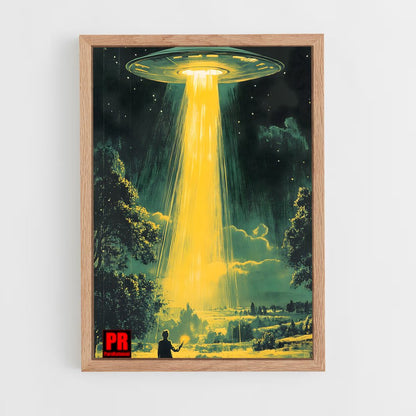 ap-ufo abduction-2 cadre Bois clair