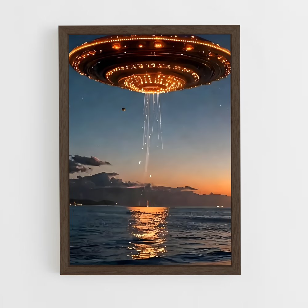 ap-ufo sighting-2 cadre Bois foncé