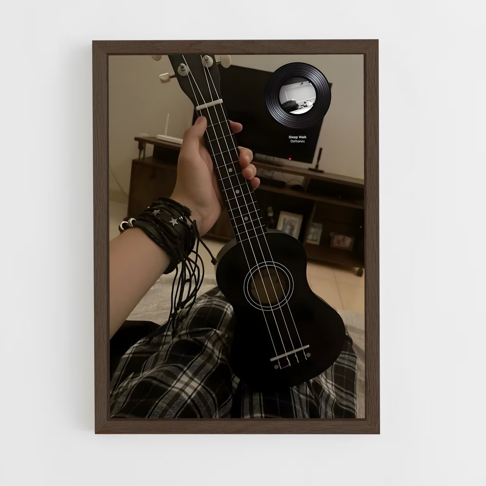 ap-ukulele-1 cadre Bois foncé