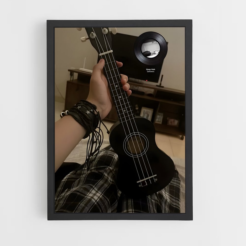 ap-ukulele-1 cadre Noir
