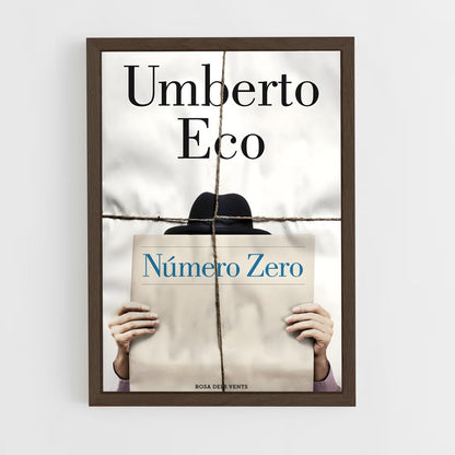 ap-umberto eco-10 cadre Bois foncé