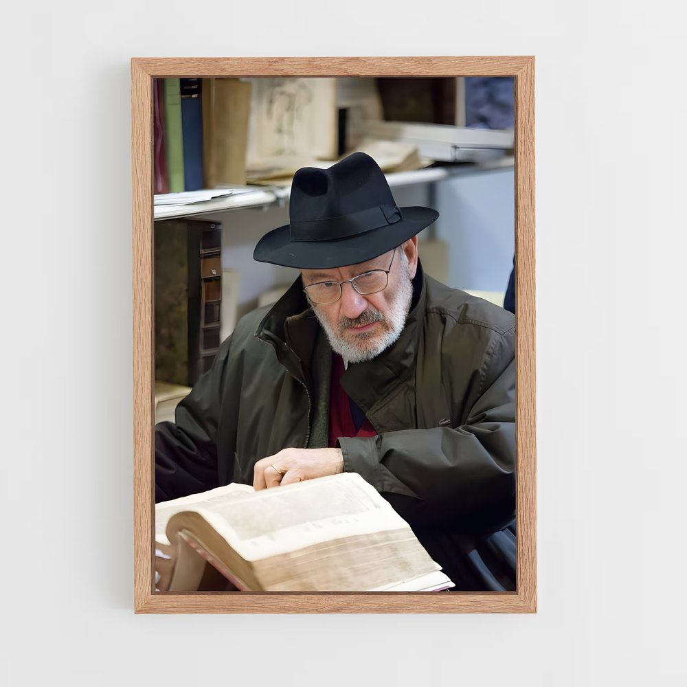 ap-umberto eco-7 cadre Bois clair