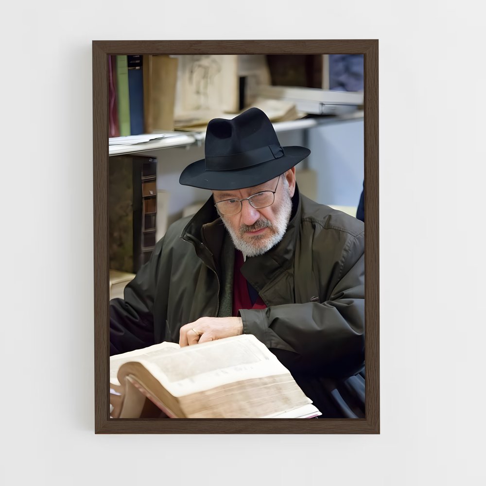 ap-umberto eco-7 cadre Bois foncé