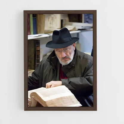 ap-umberto eco-7 cadre Bois foncé