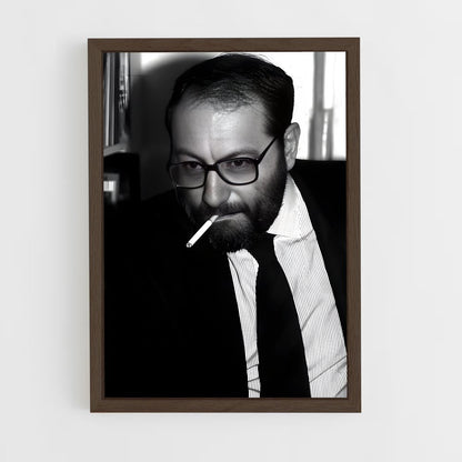 ap-umberto eco-9 cadre Bois foncé
