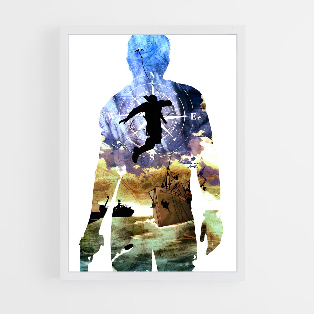 ap-uncharted-9 cadre Blanc