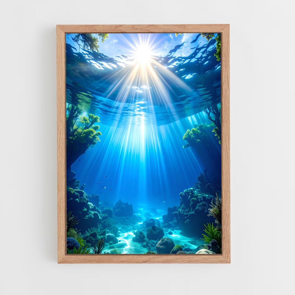ap-underwater-13 cadre Bois clair