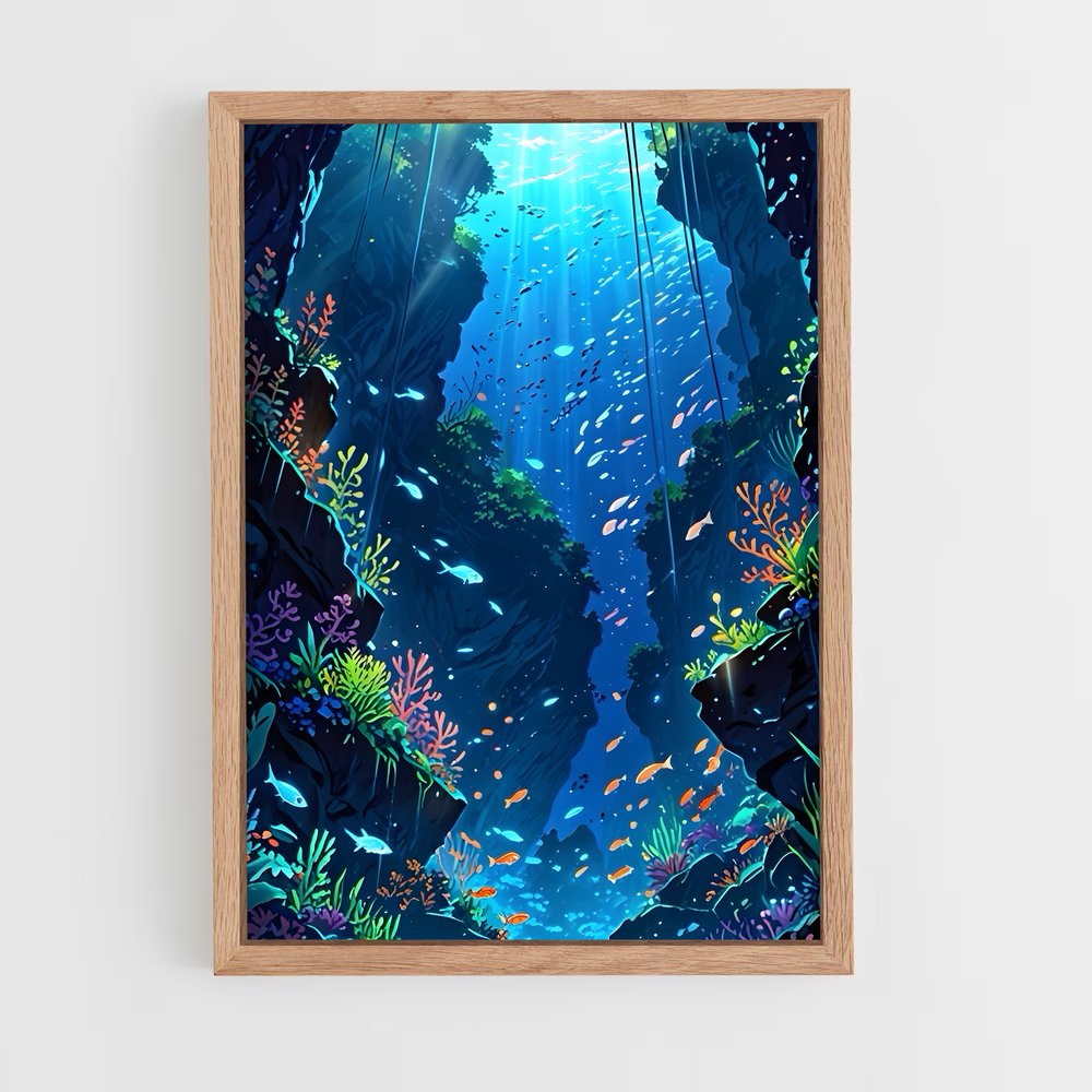ap-underwater-15 cadre Bois clair