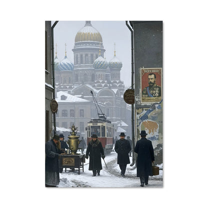Poster Rues Enneigées