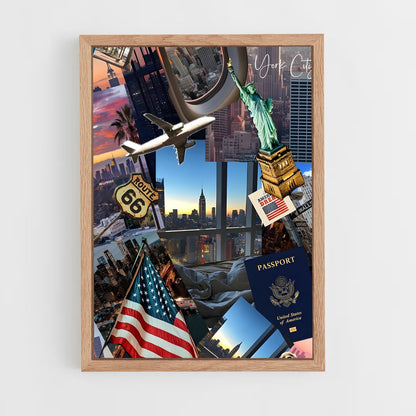 ap-united states-3 cadre Bois clair